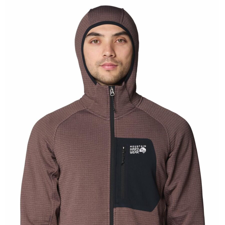 POLARTEC POWER GRID F/Z HOOD