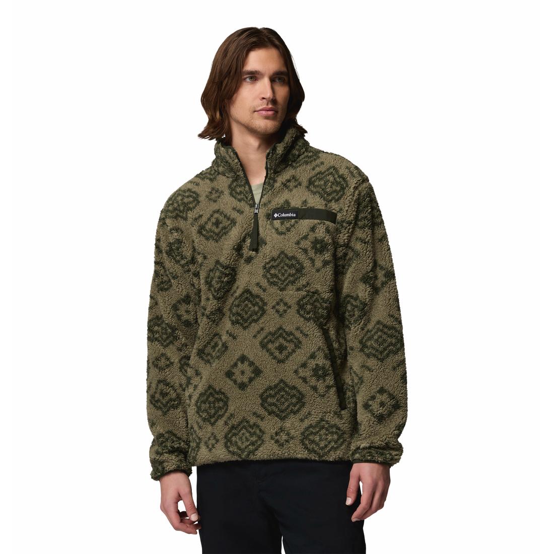 מיקרופליס לגברים Rugged Ridge High Pile Half Zip