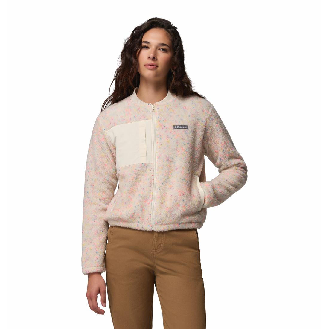 פליס לנשים Stellar Path Fleece Bomber Full Zip