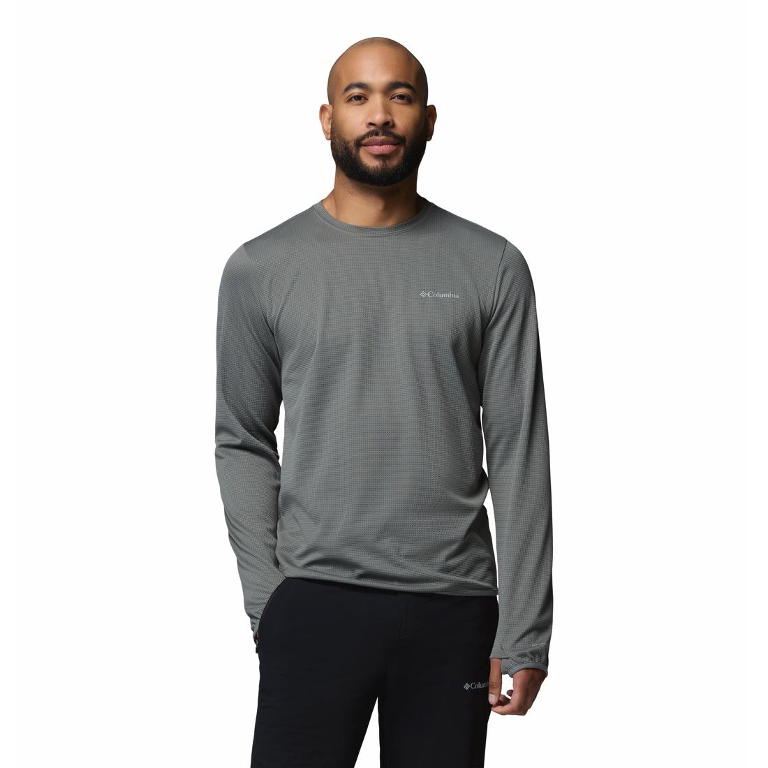 חולצה ארוכה לגברים Tech Trail Utility Warm Long Sleeve Crew