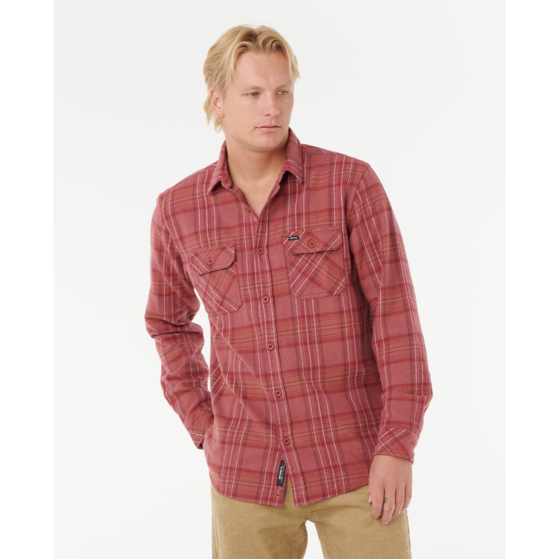 חולצה משובצת Griffin Flannel Shirt