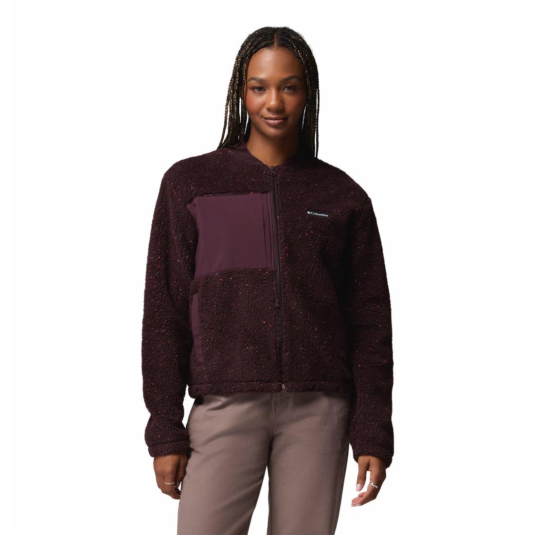 פליס לנשים Stellar Path Fleece Bomber Full Zip